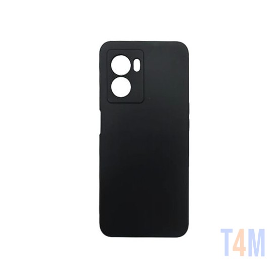 Silicone Case with Camera Shield for Oppo A77 Black